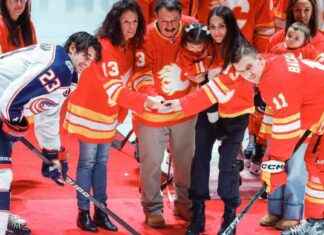 Flames Honor Johnny Gaudreau and Welcome Family Back to Calgary flames-honor-johnny-gaudreau-and-welcome-family-back-to-calgary