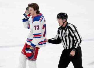 Rangers’ Rempe suspended 8 games for hit on Stars’ Heiskanen rangers-rempe-suspended-8-games-for-hit-on-stars-heiskanen