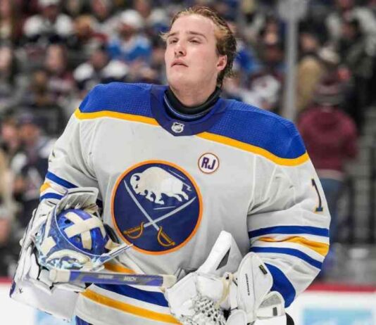 Sabres Goalie Ukko-Pekka Luukkonen Out for Start of Training Camp sabres-goalie-ukko-pekka-luukkonen-out-for-start-of-training-camp