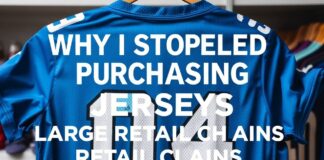 Why I Stopped Purchasing Sports Jerseys from Large Retail Chains